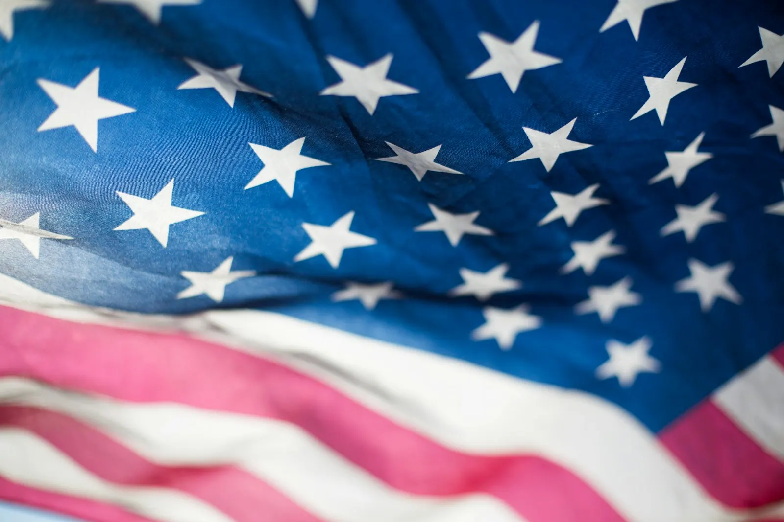 Флаг США на флагштоке